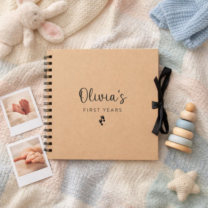 Personalised Baby First Year Scrapbook