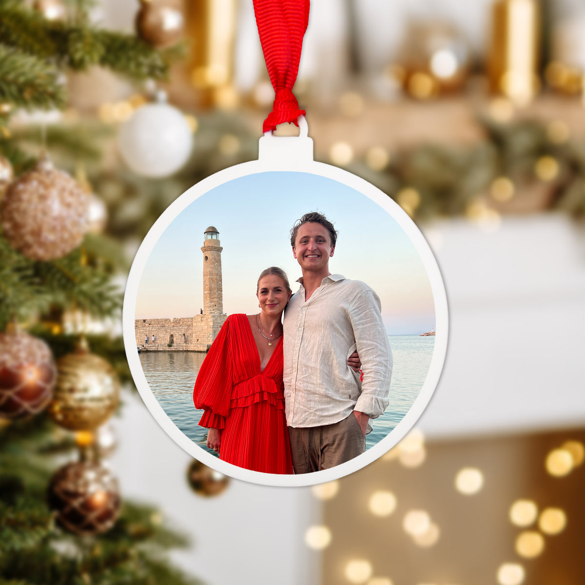 Photo Christmas bauble decoration