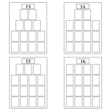 Personalised table plan with names engraved - Stag Design