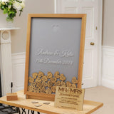 Wedding guest book dropbox frame - Stag Design