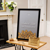 Wedding guest book dropbox frame - Stag Design