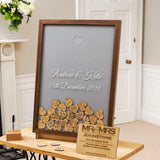 Wedding guest book dropbox frame - Stag Design