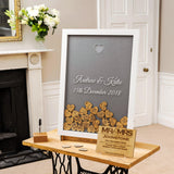 Wedding guest book dropbox frame - Stag Design