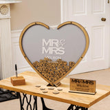 Heart shaped dropbox guest book - Stag Design