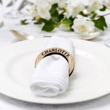 Personalised napkin rings - Stag Design