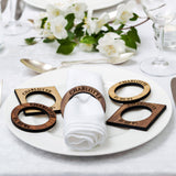 Personalised napkin rings - Stag Design
