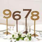 Table numbers for weddings and celebrations - Stag Design