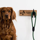 Personalised dog lead hook - Stag Design