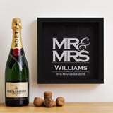 Mr & Mrs cork memory box - Stag Design