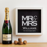 Mr & Mrs cork memory box - Stag Design