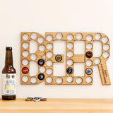 Beer cap word art sign - Stag Design