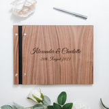 Personalised script guest book - Stag Design