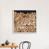 Extra large cork memory box frame - Stag Design