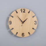 Personalised wooden family clock - Stag Design