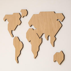 Geometric World Map - Stag Design