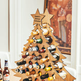 Personalised oak Advent calendar for drinks - Stag Design