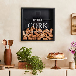 Large cork memory box frame