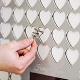 Photo wedding guest book with hearts - Stag Design