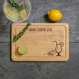 Gin Chopping Board - Stag Design