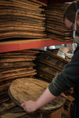 Whisky barrel coffee table