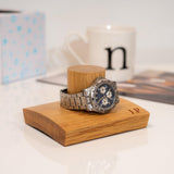 Whisky cask wood watch stand - Stag Design