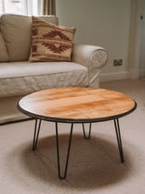 Whisky barrel coffee table