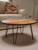 Whisky barrel coffee table