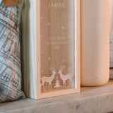 Personalised Merry Christmas bottle gift box