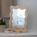 Contemporary organic shape mirror