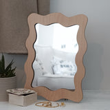 Contemporary organic shape mirror