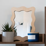 Contemporary organic shape mirror