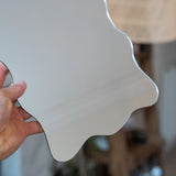 Contemporary organic shape mirror