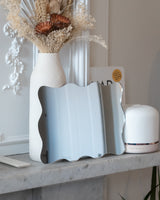 Contemporary organic shape mirror