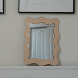 Contemporary organic shape mirror