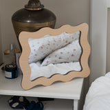 Contemporary organic shape mirror
