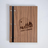 Personalised flower logo guest book - Stag Design