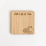 Gin Cocktail Coasters - Stag Design