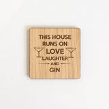 Gin Cocktail Coasters - Stag Design