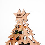 Personalised oak Advent calendar for miniatures - Stag Design