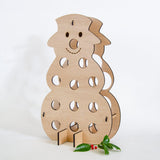 Personalised snowman Advent calendar for drinks - Stag Design