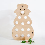 Personalised snowman Advent calendar for drinks - Stag Design