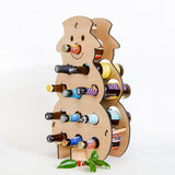 Personalised snowman Advent calendar for drinks - Stag Design