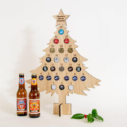Personalised Beer Cap Advent Calendar - Stag Design