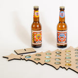 Personalised Beer Cap Advent Calendar - Stag Design