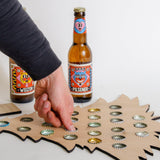 Personalised Beer Cap Advent Calendar - Stag Design