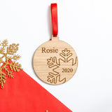 Christmas personalised bauble decoration - Stag Design