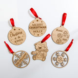 Christmas personalised bauble decoration - Stag Design