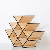 Wooden wine rack - Stag Design