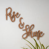 Rise and Shine Wall Art Sign - Stag Design
