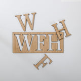 WFH Wall Art Sign - Stag Design